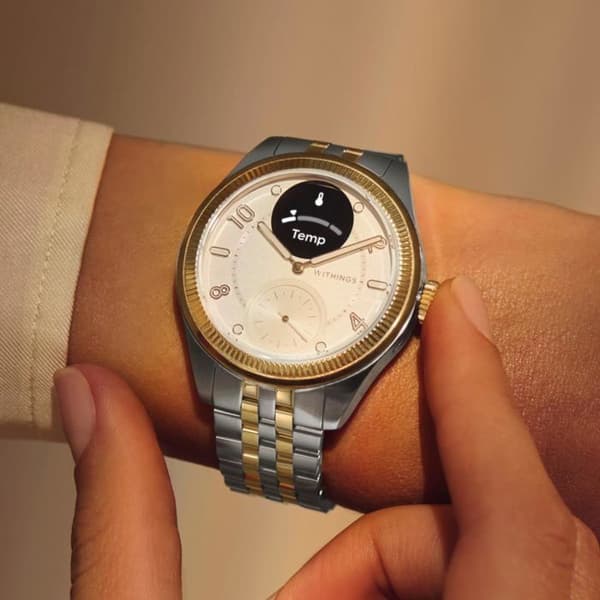 Withings Hälsosnabbklocka guld/grå titan