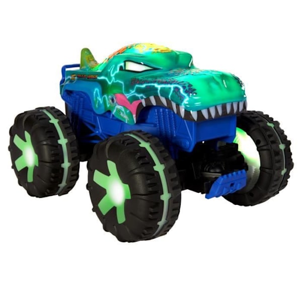 Hot Wheels Monster Trucks-Mega-Wrex-1/15 skala fjärrkontrollfordon JBD90 Flerfärgad