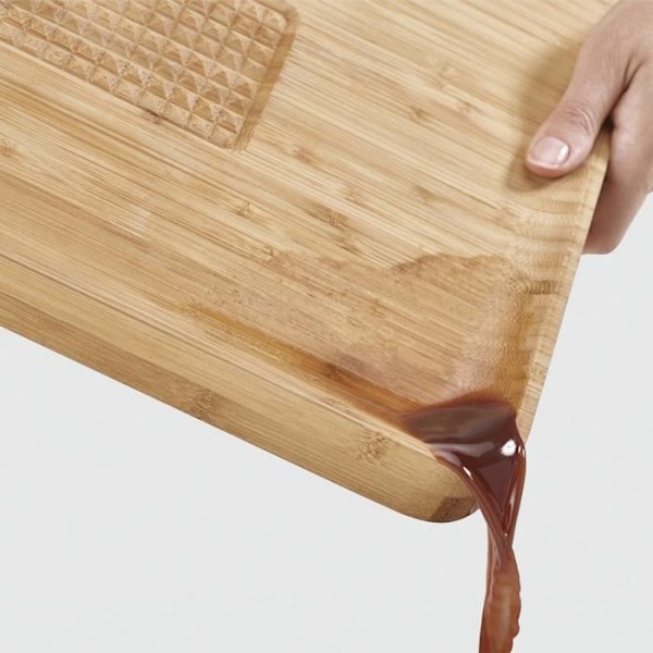 Skärbräda - Joseph Joseph - Cut&Carve Bamboo GM - Bambu - Dubbel funktion - Nutida