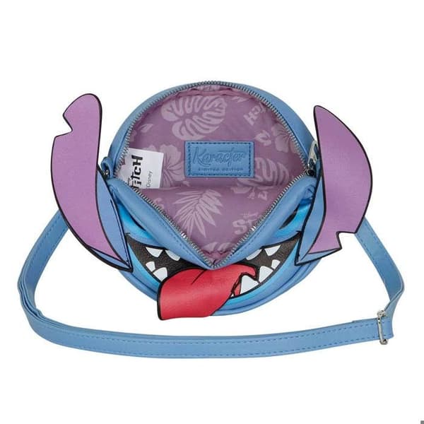 Disney 3D Stitch Rund Väska Blå