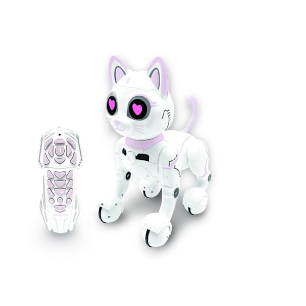 Power Kitty kattrobot - LEXIBOOK - Programmerbar, taktil, med fjärrkontroll och gestkontroll Flerfärgad