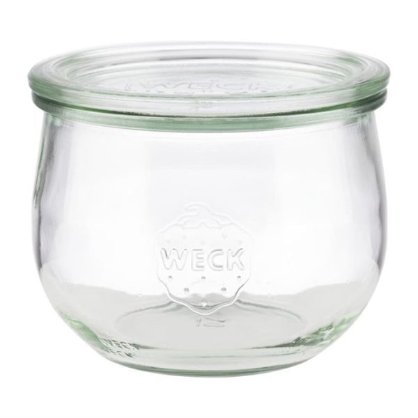 Glasburkar - APS - Tulpan - 580 ml - Set om 6 - Diskmaskin och frys-kompatibla Transparent