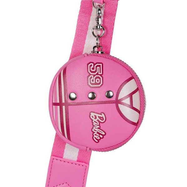Axelväska - BARBIE - VARSITY - Rosa - Zipfack - Justerbar rem Rosa
