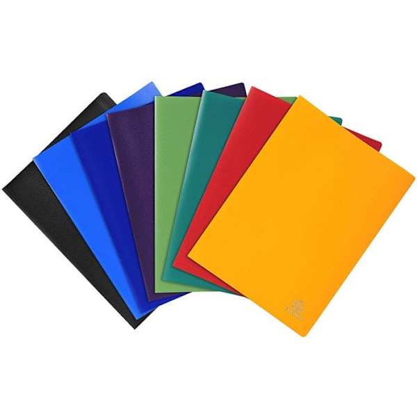 Skyddsmapp A4 - EXACOMPTA - 200 vyer - 100 fickor - Gul - Polypropen Gul