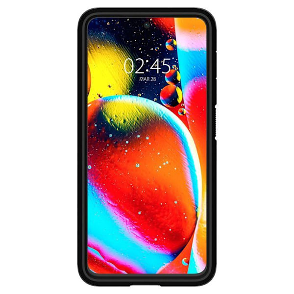 Fodral - SPIGEN - Tough Armor - Svart - Robust skydd - Integrerat stöd - Trådlös laddning Svart