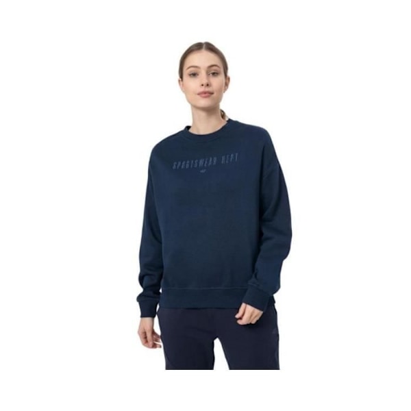 Sweatshirt - 4F - H4Z22BLD03330S - Blå - Dam - Långa ärmar - Huvkrage Blå M