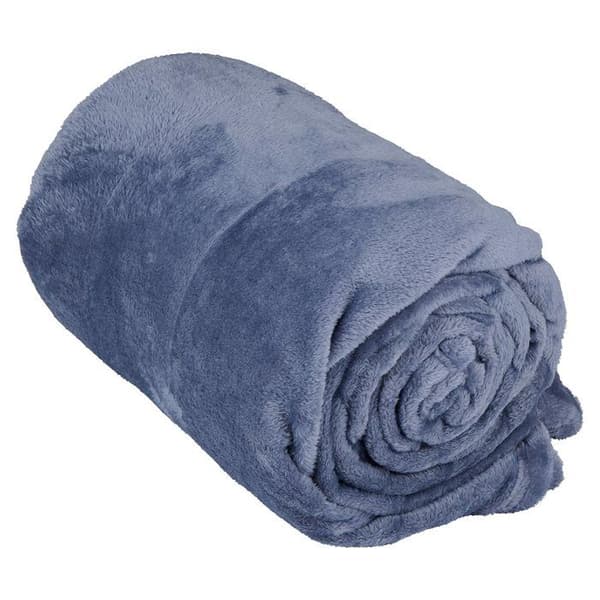 Täcke - ARTI CASA - Flanell - 200x150cm - Blå - Klassisk - Rektangulär Blå
