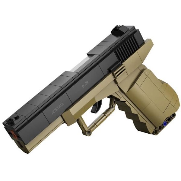 Cada Construction Blocks Gun 17 Pistol 5 patroner 338 elementer