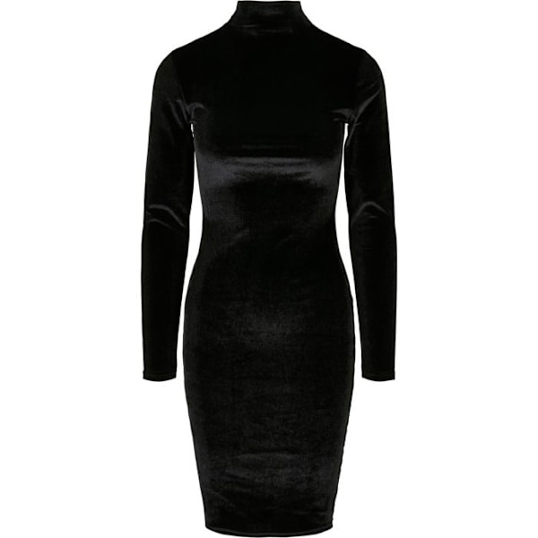 Klädsel - Urban Classics - Velour - Hög krage - Långa ärmar - Bekväm svart S