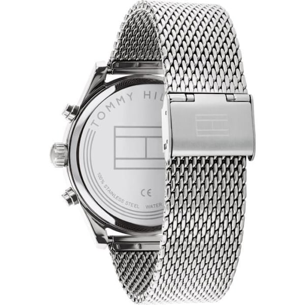 Klocka - Tommy Hilfiger - 1710420 - Quartz - Flera urtavlor - Rostfritt stål Silver Pengar