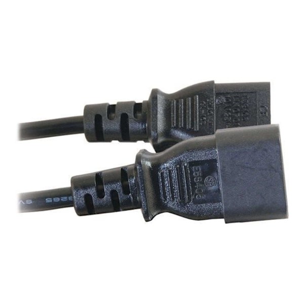 C13-C14 16AWG strömförlängningskabel - CablesToGo 1,2 m 16 AWG - Svart