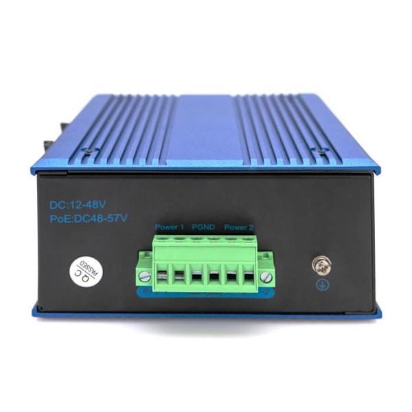 Industriell PoE-switch 8 portar 10-100BASE-TX (PoE) + 1 port - DIGITUS