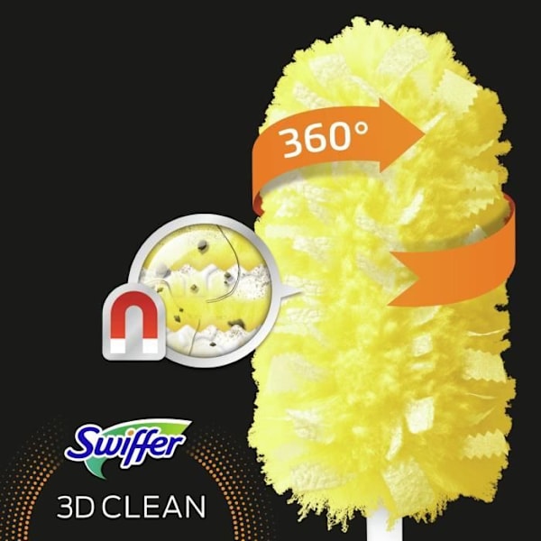 SWIFFER Duster Plumeau städning 3D 360 - Efterfyllningar 5 enheter