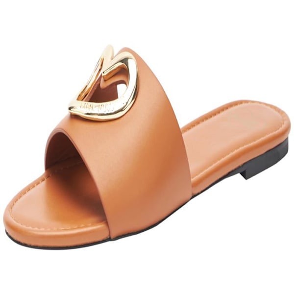 Underhållsmaterial skor Love Moschino - JA28431G0IIA0208 - Dam Sabotd.Microlite15, Noisette, 39 EU