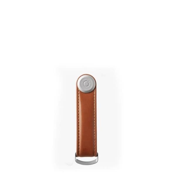 Nyckelorganisatör - ORBITKEY - Orbitkey Cognac - Läder - Stål - Lätt och Praktisk Cognac
