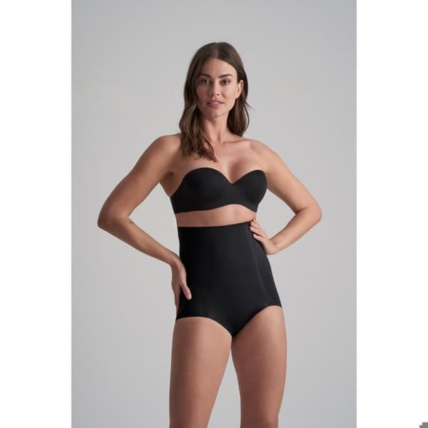 Hög midja trosa kvinna Bye Bra Smooth Essentials svart jag