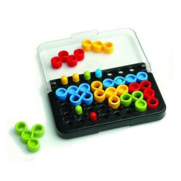 Resespel - SMART - IQ Twist - 100 utmaningar - Logiskt pusselspel i reseformat