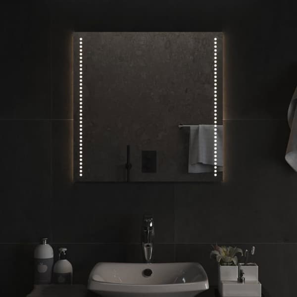 vidaXL LED-badrumsspegel 60x60 cm 151721
