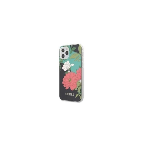 Guess PC-TPU Flower N.1 fodral för iPhone 12 Pro Max svart