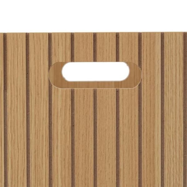 Korg "Tasso" 31x31cm trä - 5five beige