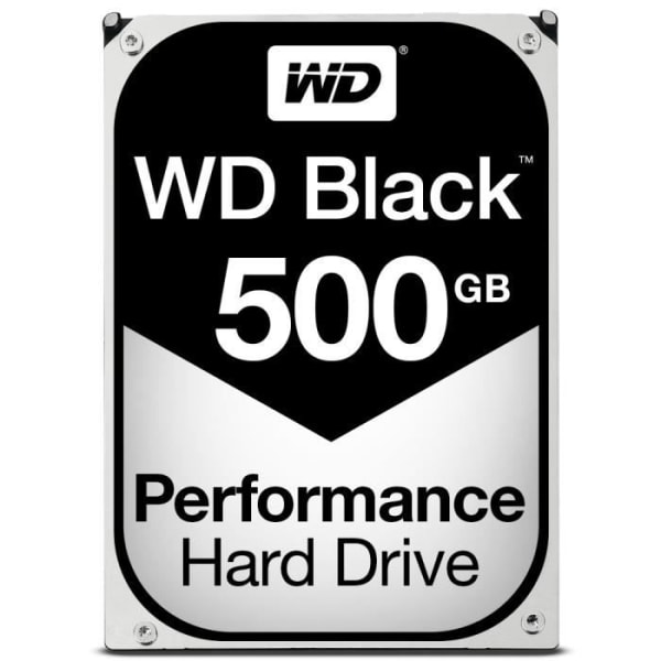 Western Digital Black, 3,5\", 500 GB, 7200 rpm, Serial ATA III, 64 MB, hårddisk