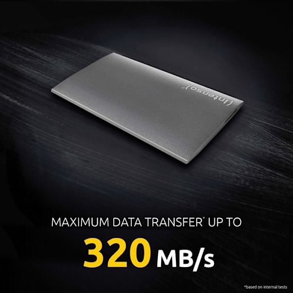 Extern hårddisk - INTENSO - 3823440 - 256 GB SSD - 1,8' - USB 3.0