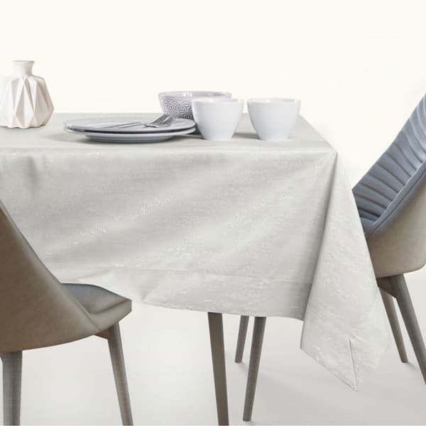 Bordduk Flhf Bordduk Vesta krämig pressad modern 30x100 AmeliaHome