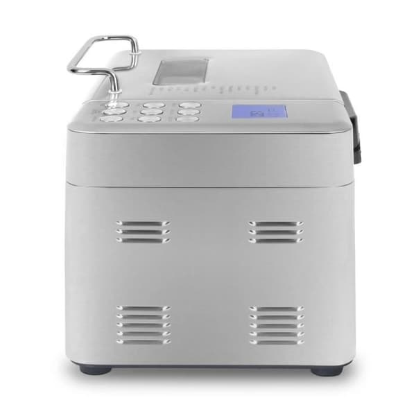 Brödmaskin - H.Koenig - BAKE440 - 15 program - Automatisk distributör - Rostfritt stål silver-
