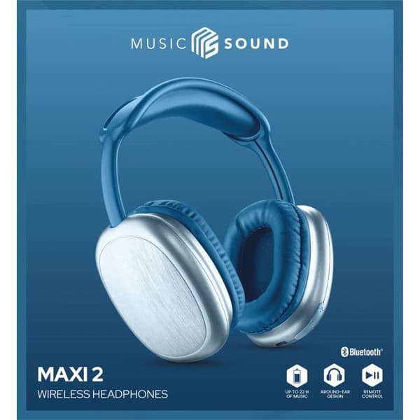 Musikljud - MAXI2 Bluetooth-hörlurar - Trådlösa Bluetooth 5.0-hörlurar
