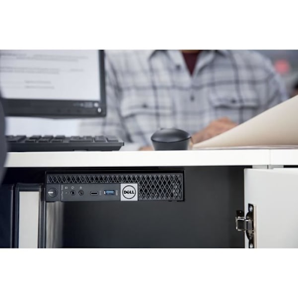 VESA-monteringstöd - DELL - MNT-SGL-MFF-D9 - Svart - Installation under skrivbord - Adapter ingår
