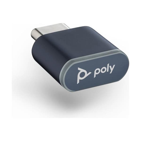 USB-C Bluetooth-adapter - Poly - BT700 - Trådlös anslutning - Vit färg - Lätt