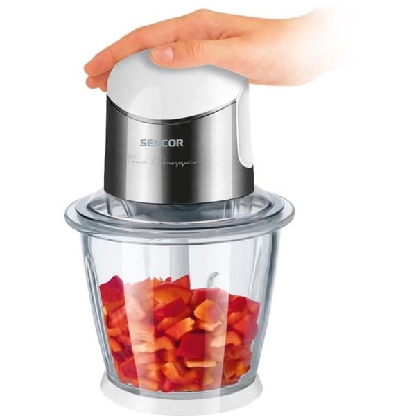 Hackare - SENCOR - SCB 6150SS-EUE3 - Skål 1500 ml - 800 W - Silver Silver och transparent