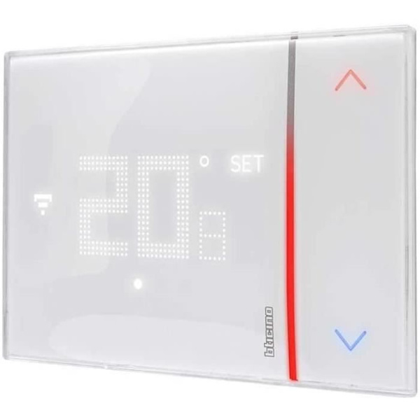 Bticino Smarther2 Smart Wi-Fi-termostat med Netatmo, infälld, vit - SXW8002
