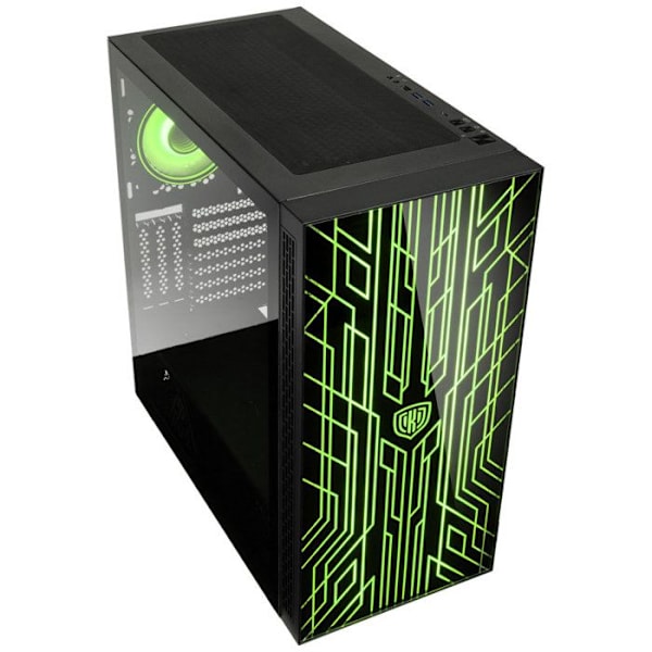 Gamingchassi - Kolink - UNITY NEXUS - Svart - Miditower - 2 förinstallerade PWM-fläktar