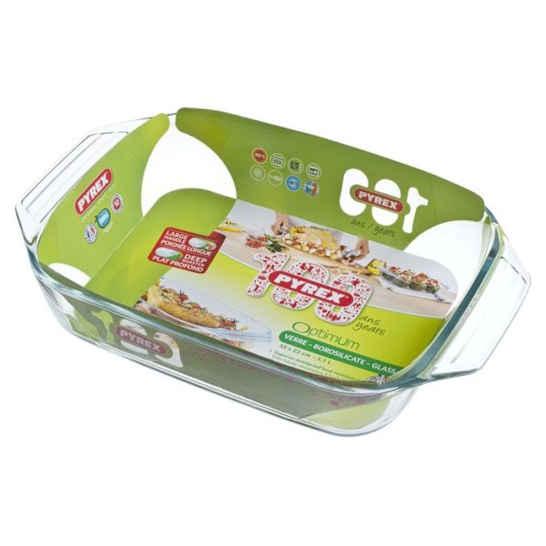 Ugnsform Optimum 31x20 cm - Pyrex Transparent