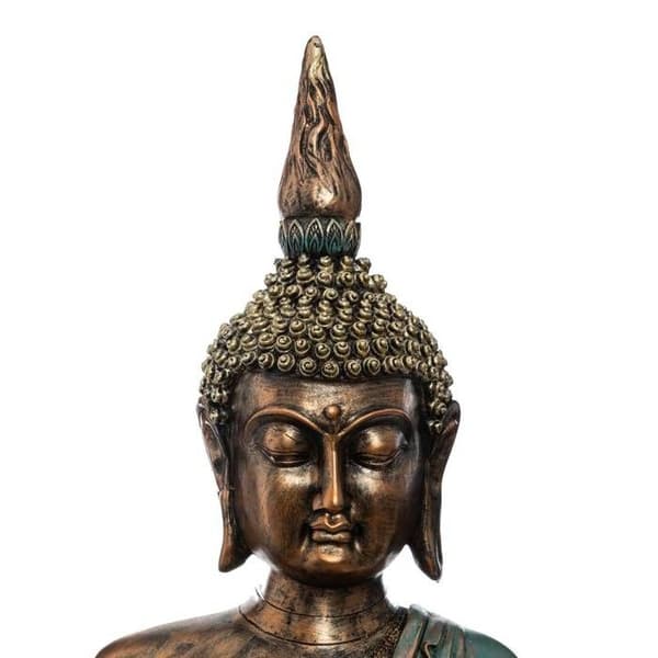 Sittande Buddha Amaram H.72,5cm resin Brons