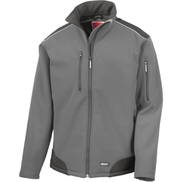 Resultat Ripstop Softshell Arbetsjacka Svart jag