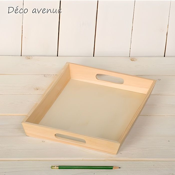 Platta - Artemio - GM - Rektangulär - 25 x 35 cm - Furu