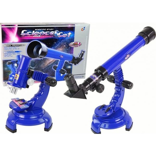 Mikroskop Leantoys - L-1136-0 - 2-i-1 utforskningskit med mikroskop och teleskop
