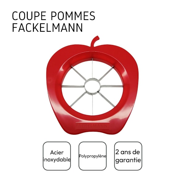 Äppelskärare Fackelmann Colors Edition ref. 42015 Grön eller Röd (slumptal)