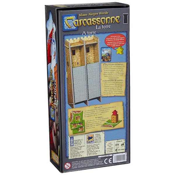 Carcassonne Tour, Placemat (Devir) () - BGCARTO