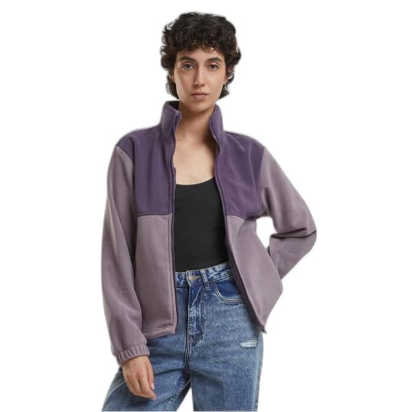 Fleecejacka dam Urban Classics /blekfiolett jag