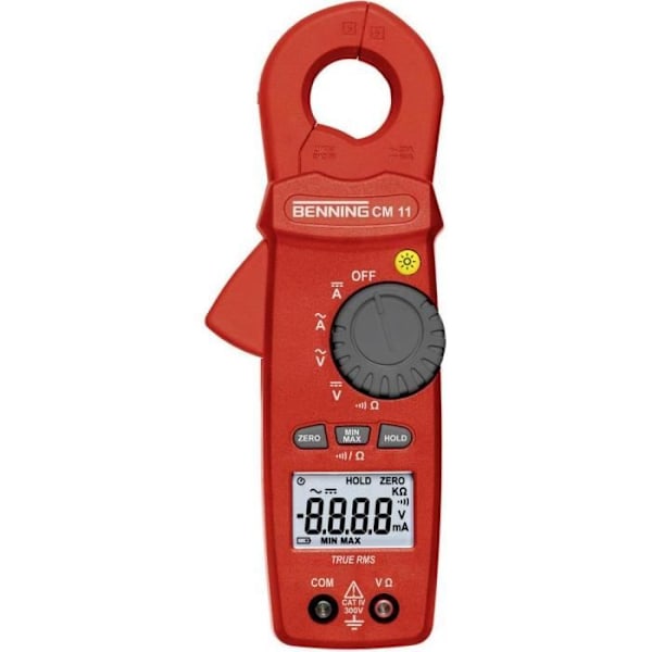 Strömtång, Benning CM 11 digital multimeter CAT IV 300 V Display (antal punkter): 5000