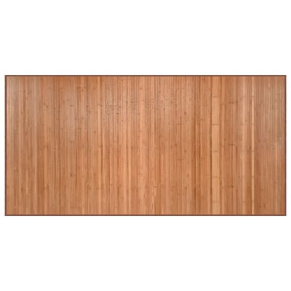 Rektangulär naturlig matta 100x200 cm bambu
