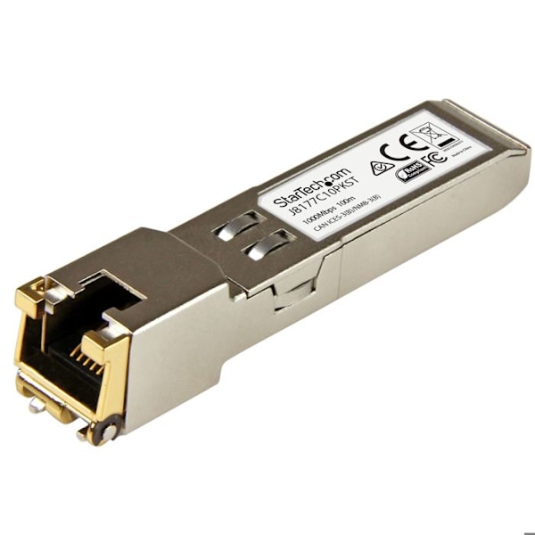 Koppar Gigabit RJ45 SFP sändarmodul - HP J8177C kompatibel - STARTECH