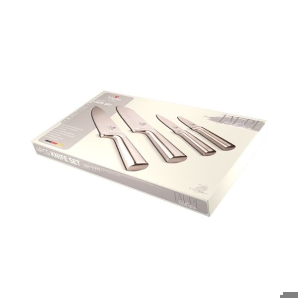 BERLINGERHAUS Set med knivar i rostfritt stål 4 delar Kollektion Taupe BH-2977