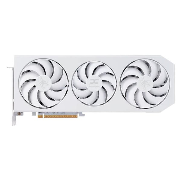 Grafikkort - PowerColor - Hellhound Spectral White - AMD Radeon RX 9070 XT - 16 Go - PCI Express 4.0 x16