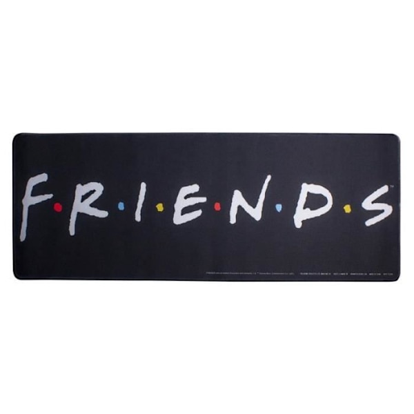 Skrivbordsmatta - PALADONE - Friends-logga - Svart - 30 cm x 80 cm - Syntetisk