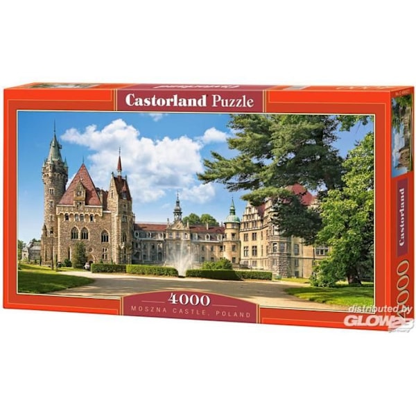 Arkitektur och monumentpussel - Castorland - Moszna-slottet, Polen - 4000 bitar