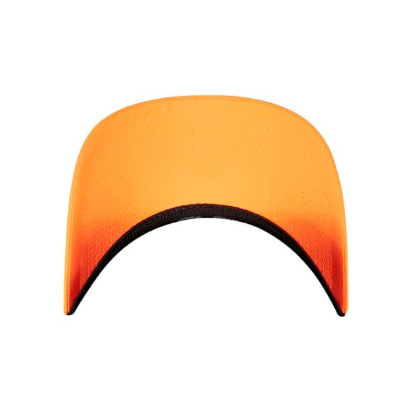 Keps - Flexfit - 3-Färgad - Neonorange/Vit/Olive - Unisex - Vår/Sommar orange fluo/vit/oliv S / M